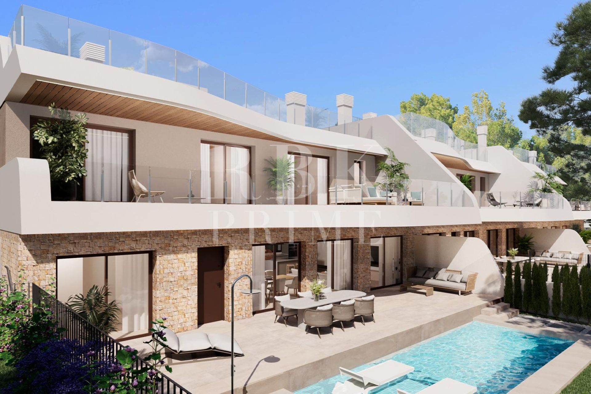 New development promotion of luxury villas in Peguera Mallorca — Image 1