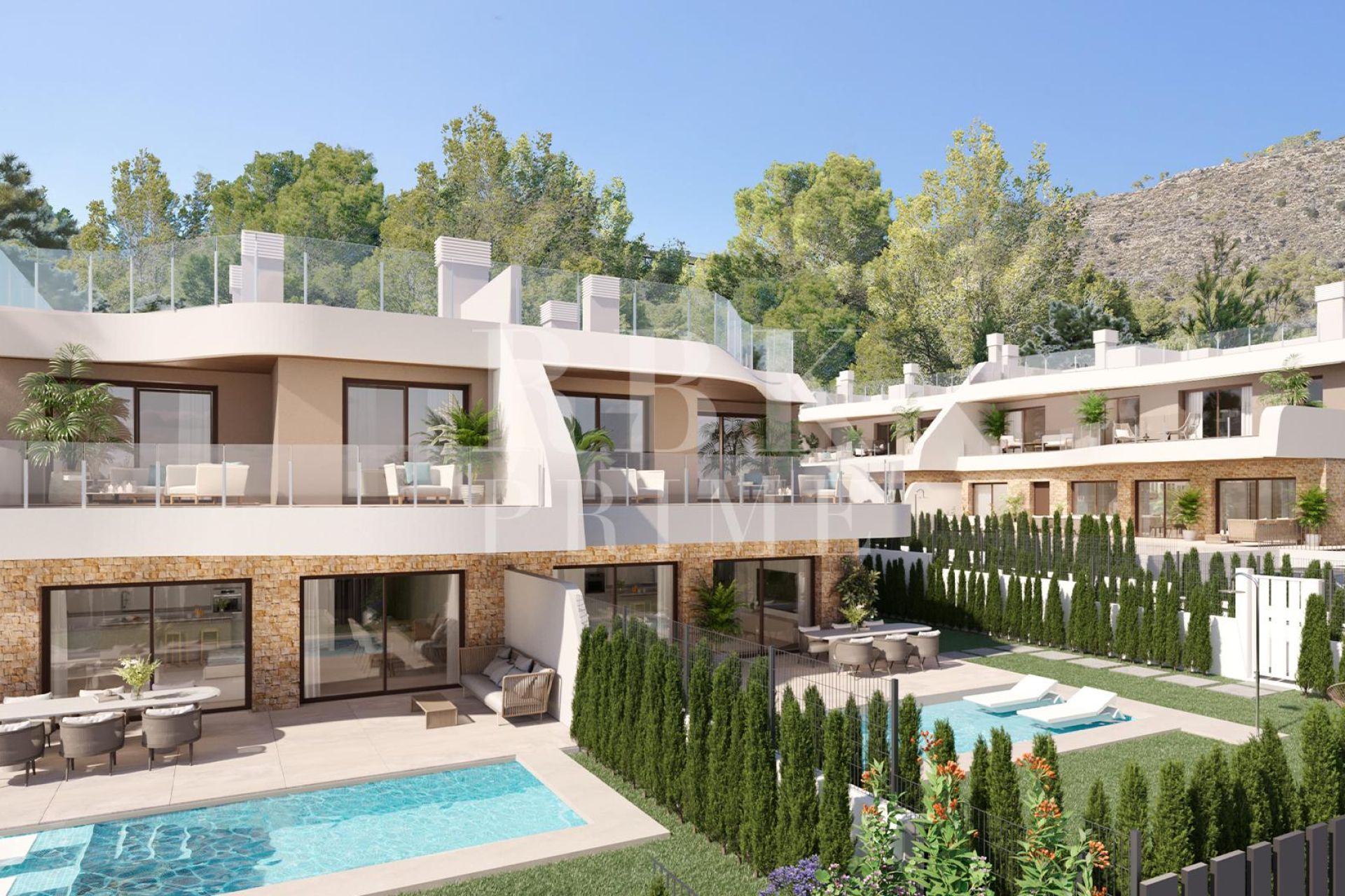 New development promotion of luxury villas in Peguera Mallorca — Image 3