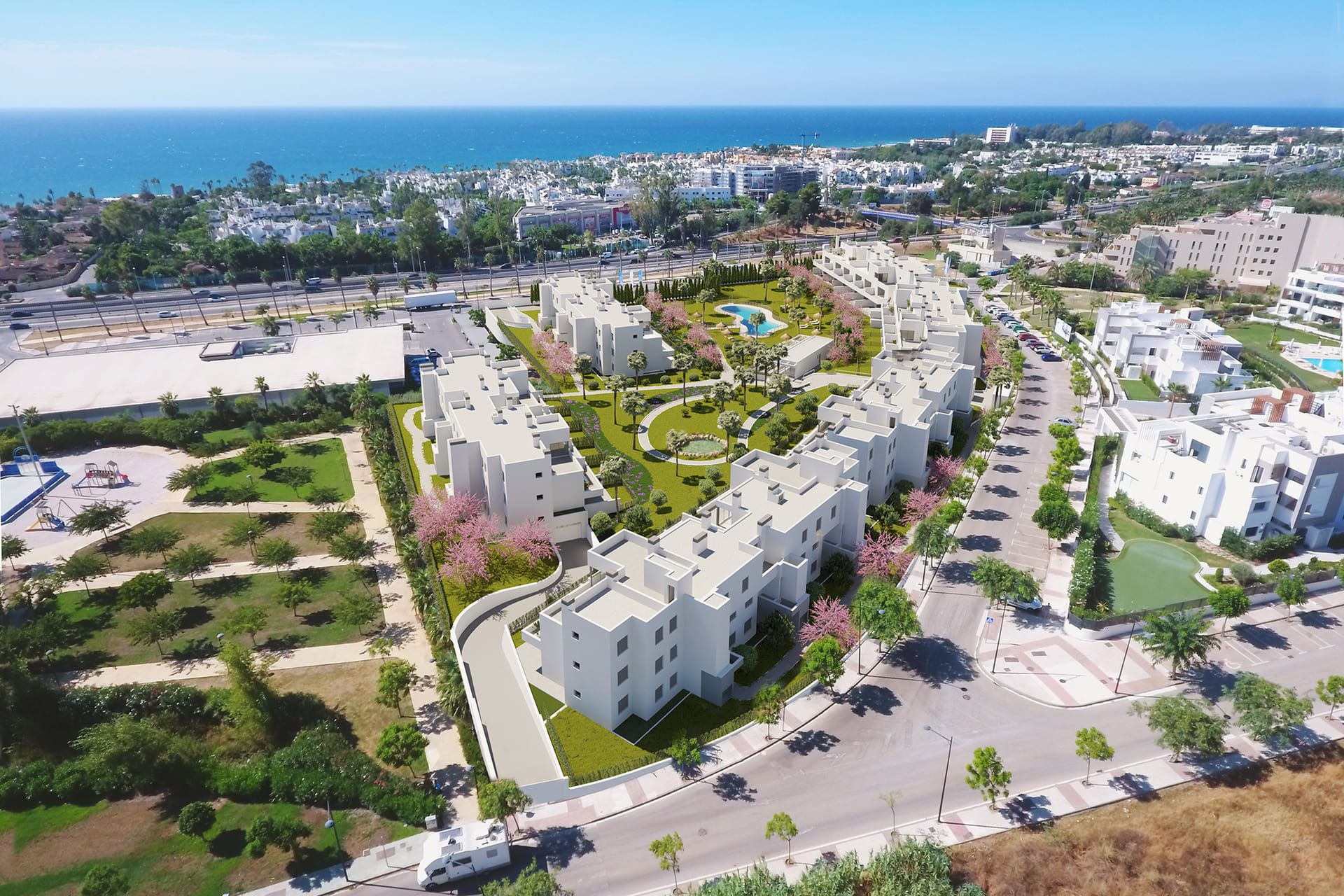 Neue Gebäude - Erdgeschoss - Estepona - Costa del Sol