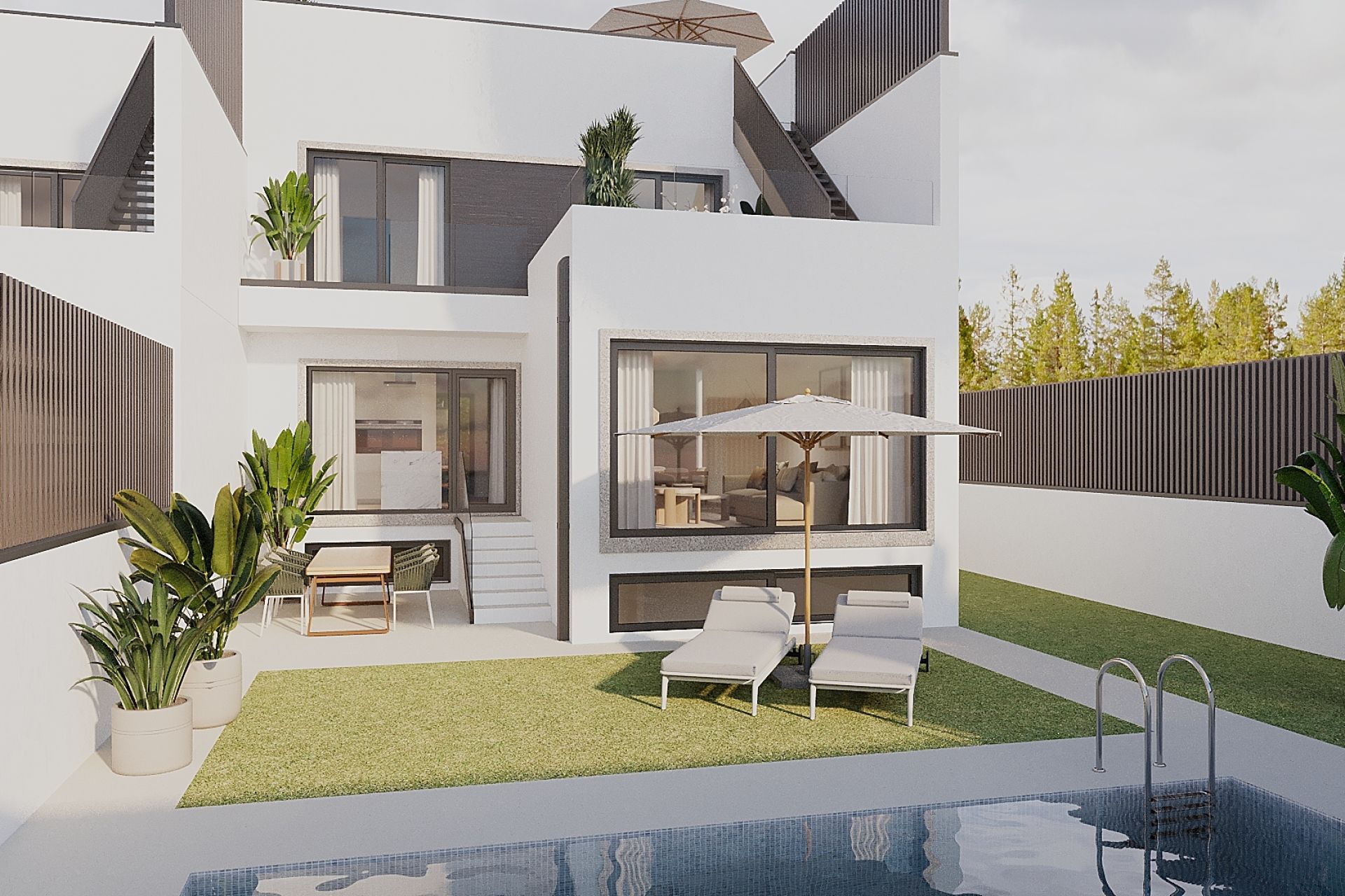 新建筑 - 联排别墅 - La Línea de la Concepción - Costa del Sol