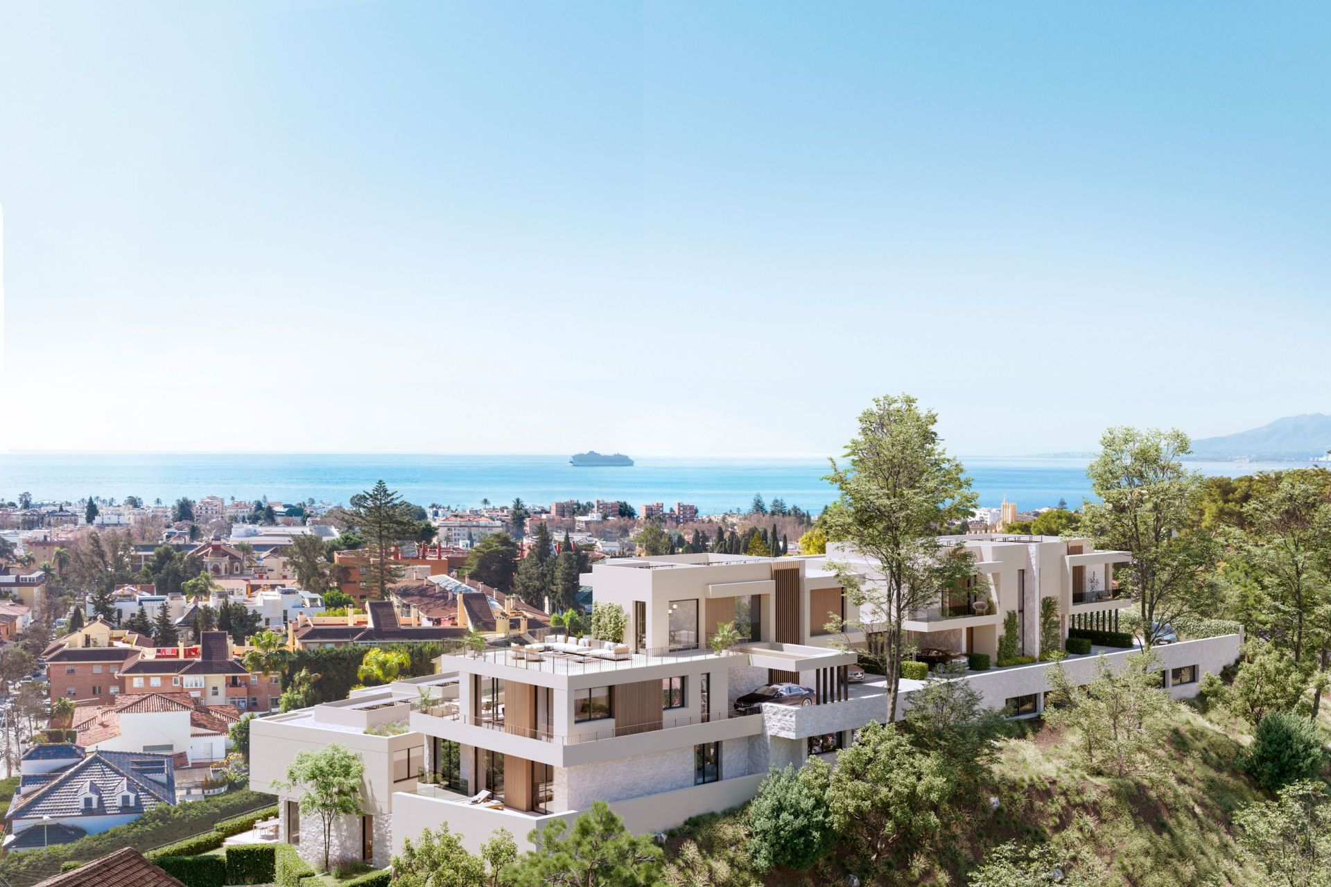 Neue Gebäude - Doppelhaushälfte - Málaga - Costa del Sol