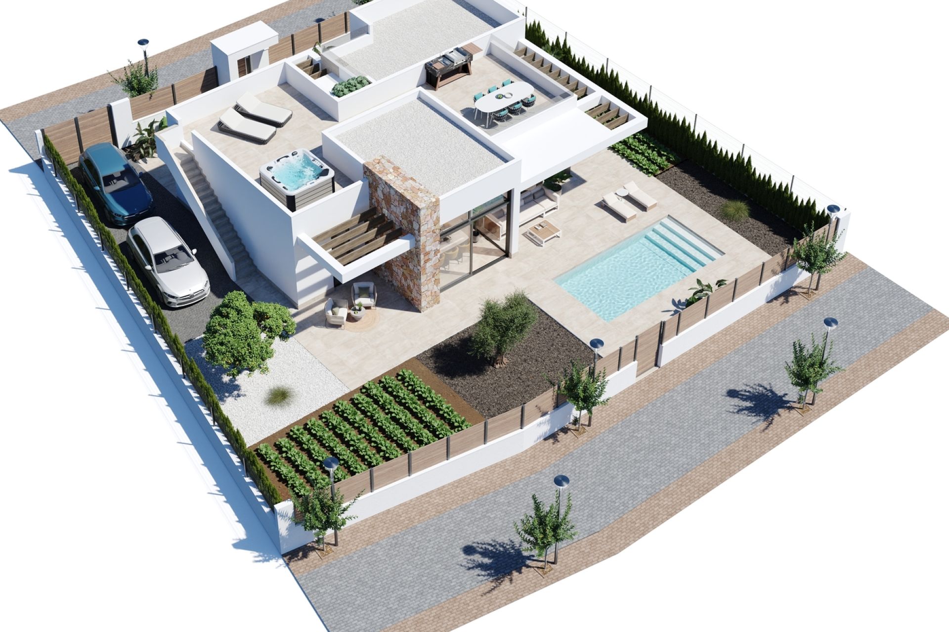 Neue Gebäude - Villa - Hacienda del Alamo Golf - Costa Calida