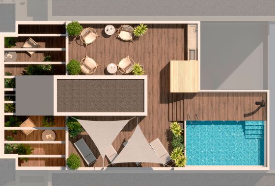 顶层公寓 · 新建筑 - Torrevieja · Alicante