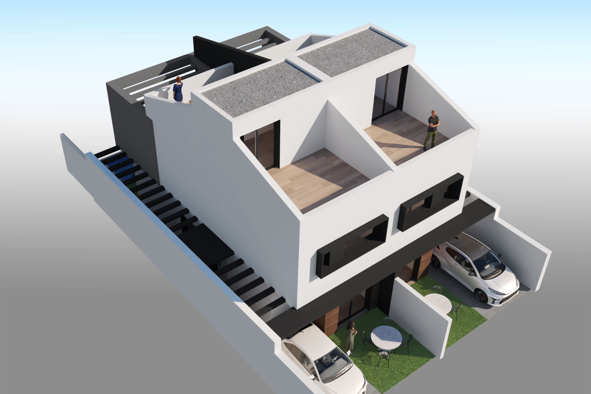 新建筑 - 半独立式洋房 - San Javier - Costa Calida