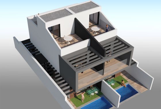 新建筑 - 半独立式洋房 - San Javier - Costa Calida