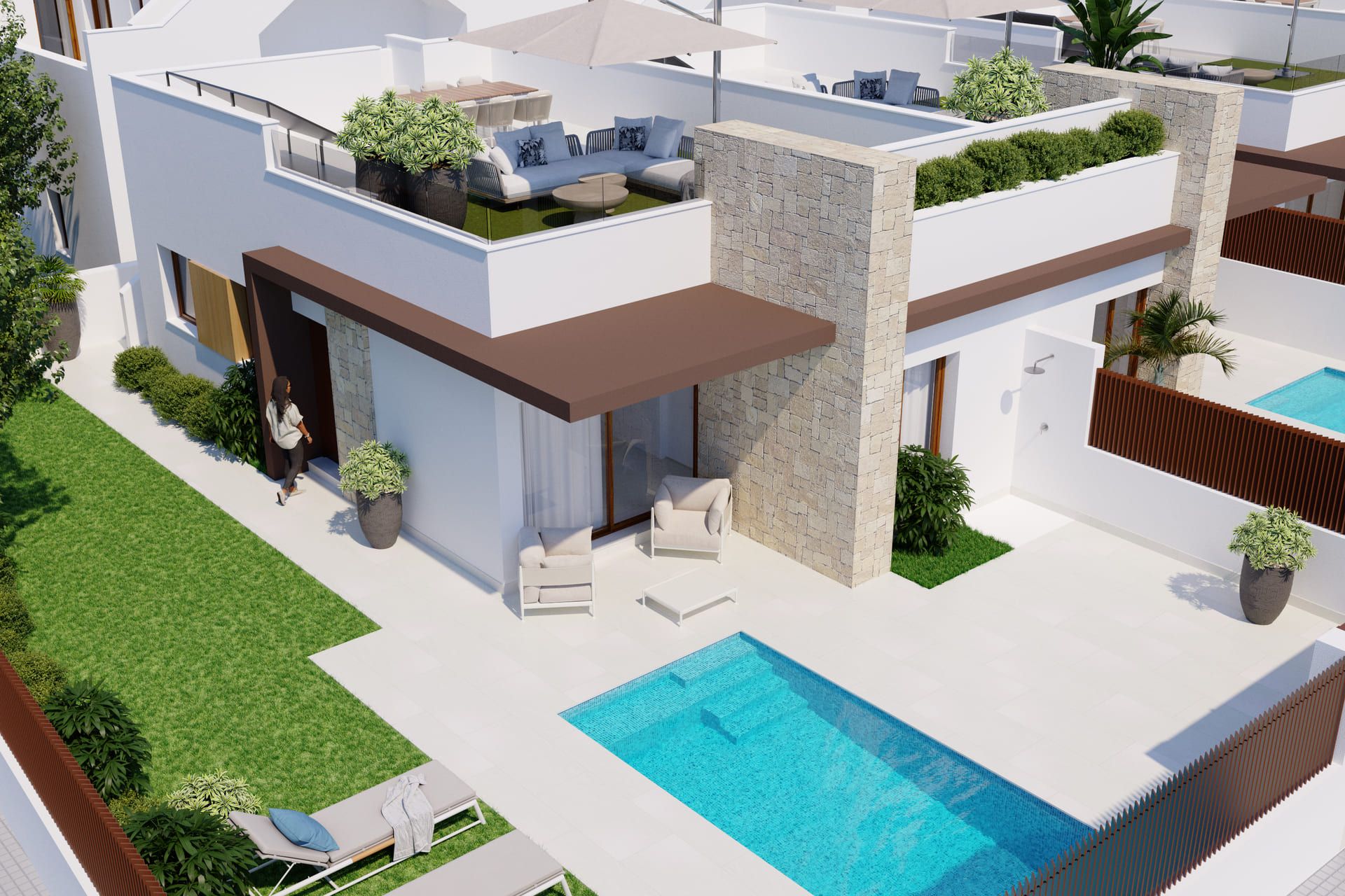 Townhouses in Orihuela Costa with Private Pool — Image 32