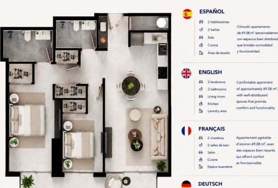 Apartment · New Build - Santo Domingo Este · Santo Domingo