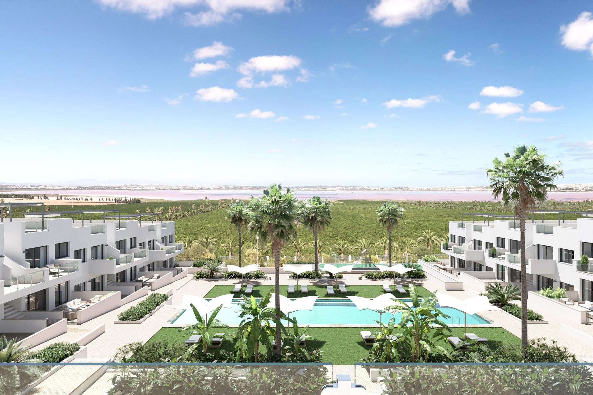 Bungalows in Torrevieja with Pool and Jacuzzi — Image 1